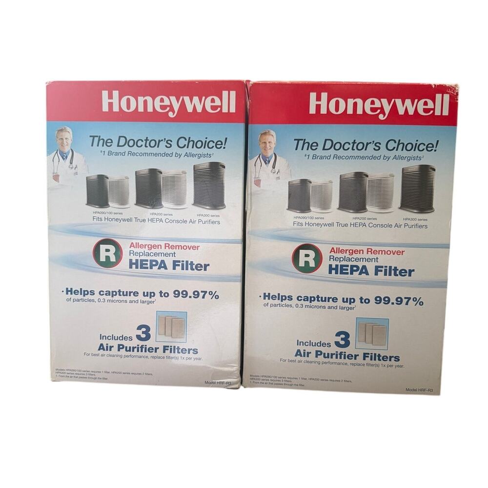 Set Of Two Honeywell Hepa Filters New In Box HRF-R3